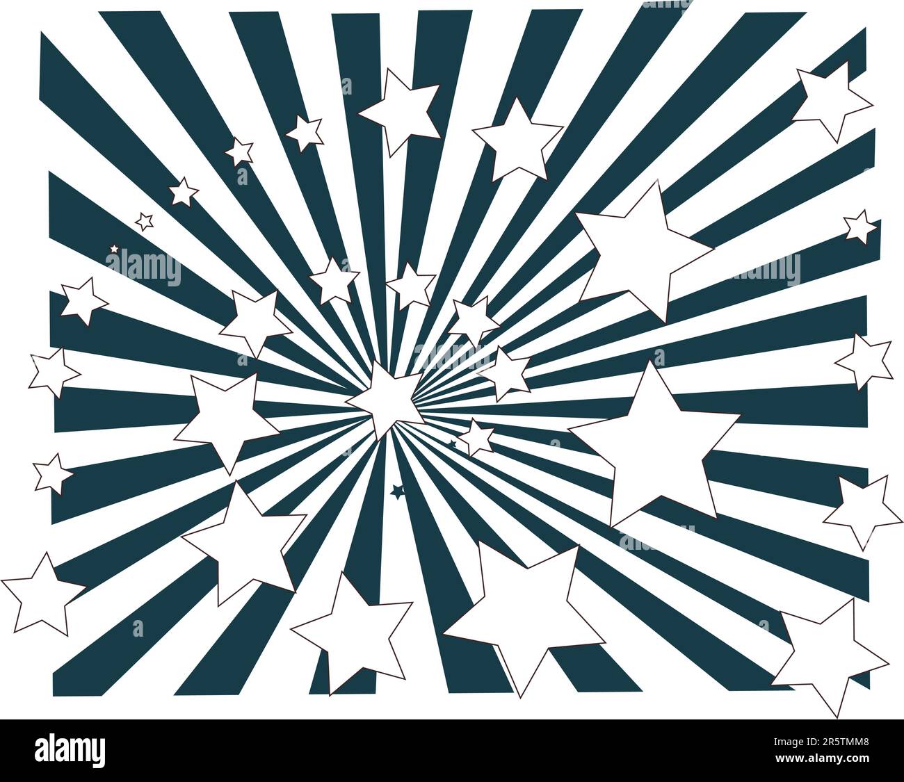 schwarzer Stern Stock Vektor
