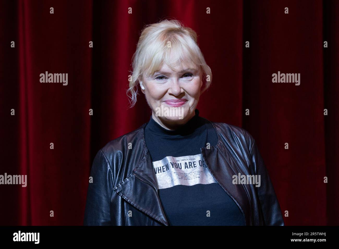 Rom, Italien. 05. Juni 2023. Chiara Noschese nimmt an der Fotokonferenz zur Präsentation der Saison 2023/2024 des Brancaccio Theaters in Rom Teil (Foto von Matteo Nardone/Pacific Press) Kredit: Pacific Press Media Production Corp./Alamy Live News Stockfoto