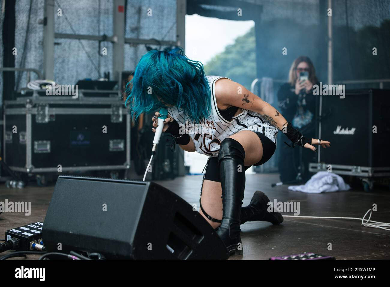 Charlotte Sands live beim Slam Dunk Festival North leeds uk, 28. Mai 2023. Stockfoto