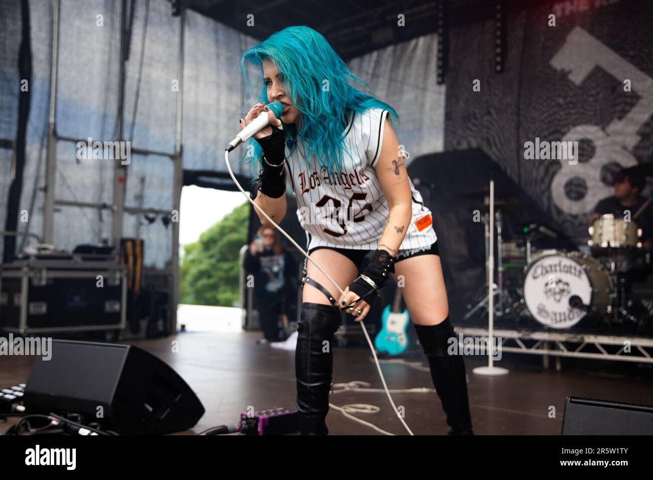 Charlotte Sands live beim Slam Dunk Festival North leeds uk, 28. Mai 2023. Stockfoto