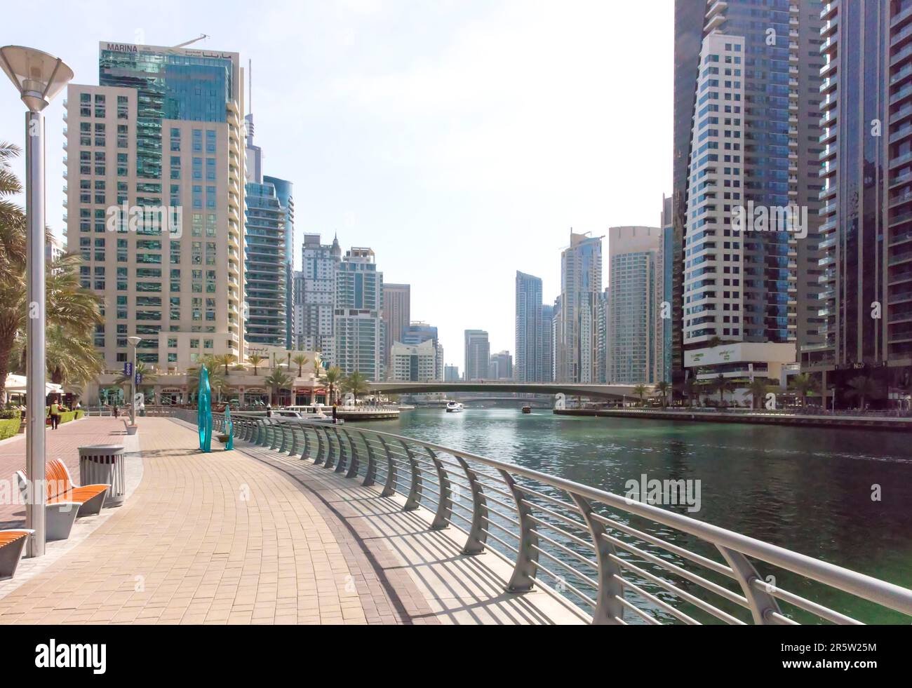 Dubai Marina, Dubai, Vereinigte Arabische Emirate Stockfoto