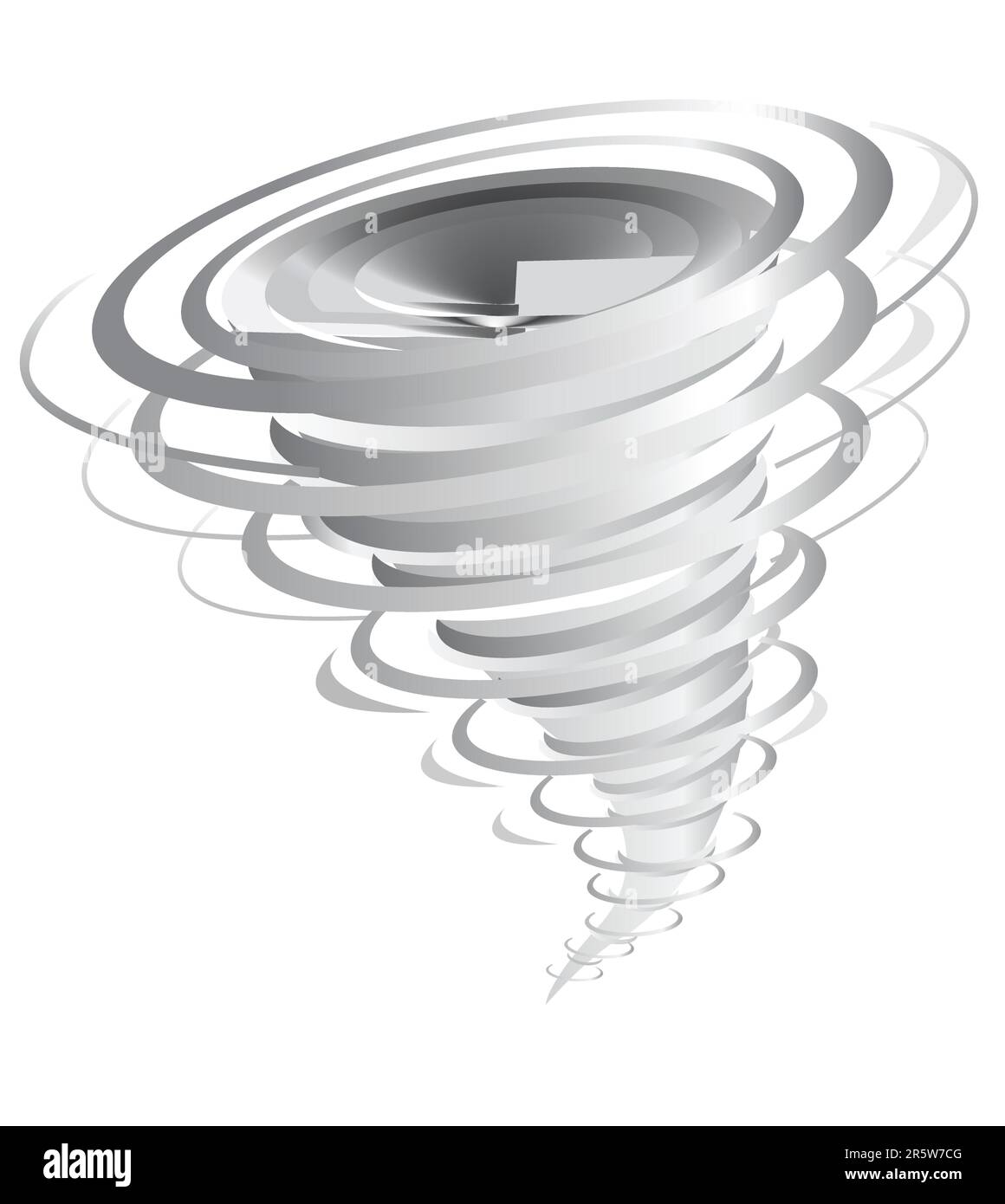 Darstellung eines Tornados. Nützlich für viele Konzepte Stock Vektor