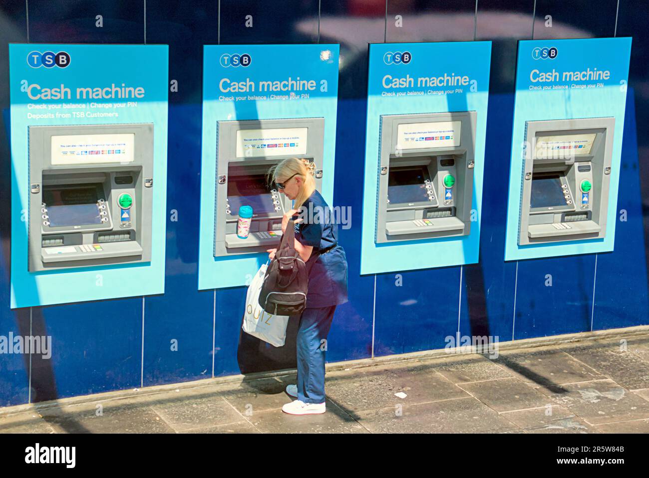 tsb-Geldautomaten Stockfoto