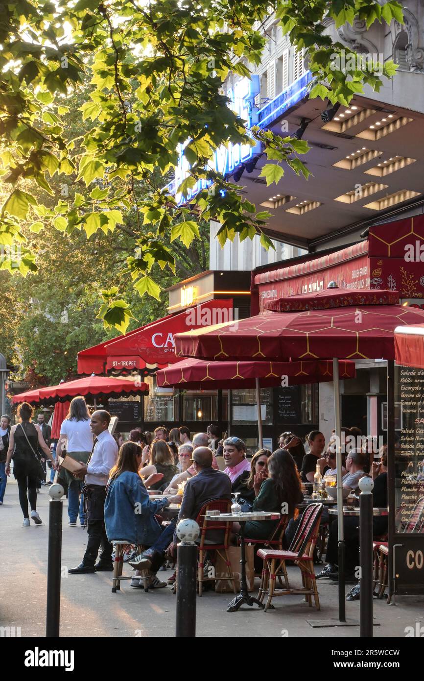 Paris, Boulevard Montparnasse // Paris, Boulevard Montparnasse Stockfoto