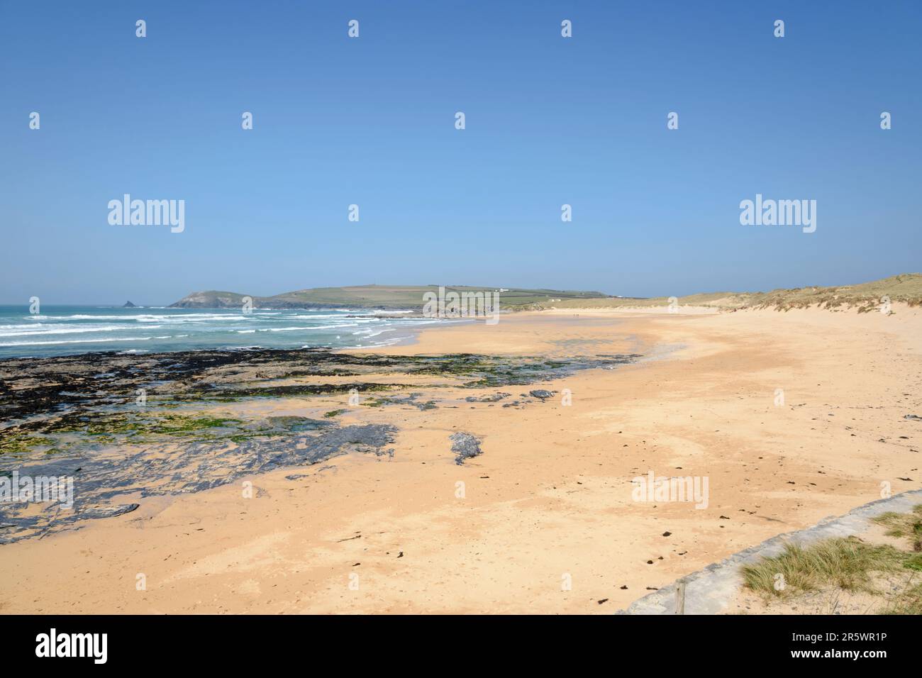 Constantine Bay Beach, Cornwall, England, Großbritannien Stockfoto