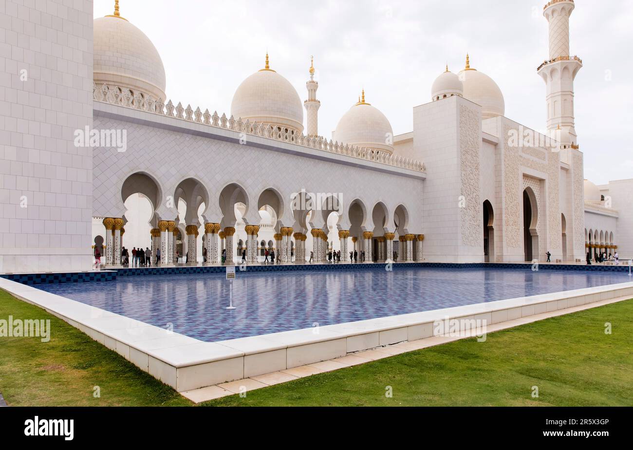 Die große Moschee des Scheich Zayed, Abu Dhabi VAE Stockfoto