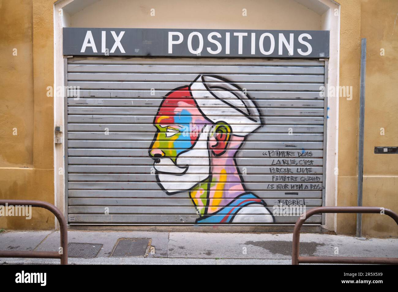 Aix Positionen (Ausstellungen) Kunstgalerie Aix En Provence Frankreich Stockfoto