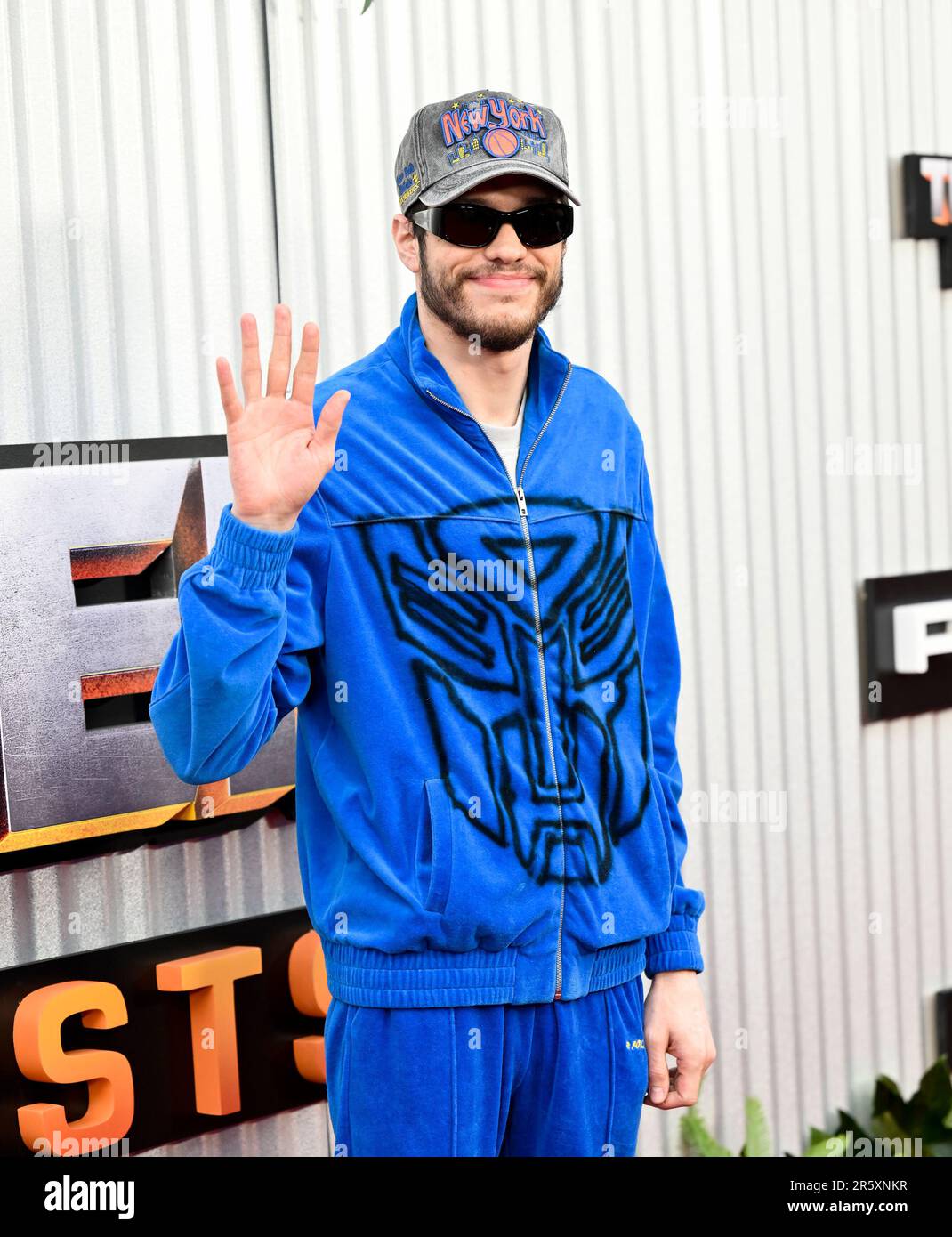 Pete Davidson attends the premiere of "Transformers Rise of the Beasts