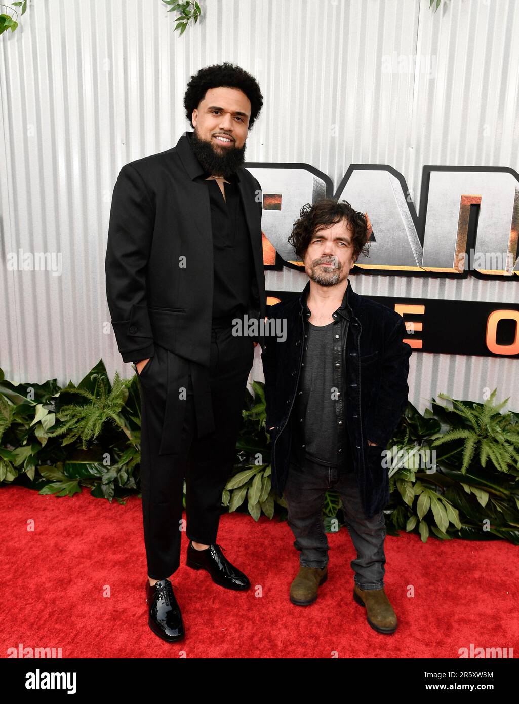 Steven Caple Director Steven Caple Jr., left, and Peter Dinklage attend the premiere ...