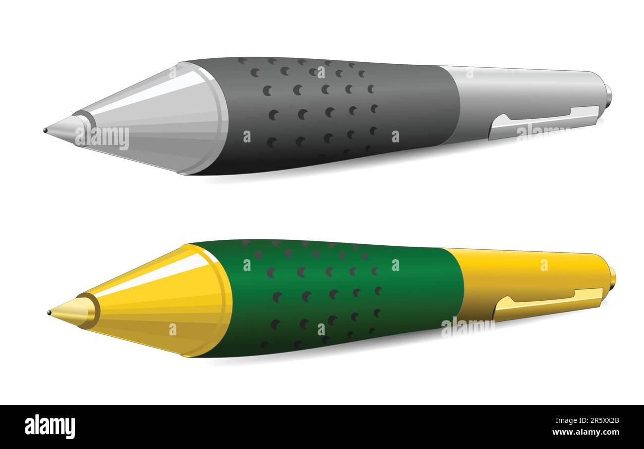 Geschäft, Stift, isoliert, Korrespondenz Stock Vektor