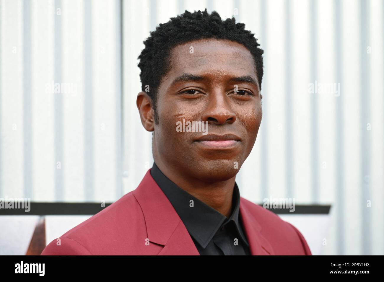New York, USA. 05. Juni 2023. Der simbabwische Schauspieler Tongayi Chirisa nimmt am 5. Juni 2023 an Paramount's „Transformers: Rise of the Beasts“ New York Premiere im Kings Theatre im Stadtteil New York City in Brooklyn, NY, Teil (Foto von Anthony Behar/Sipa USA). Kredit: SIPA USA/Alamy Live News Stockfoto