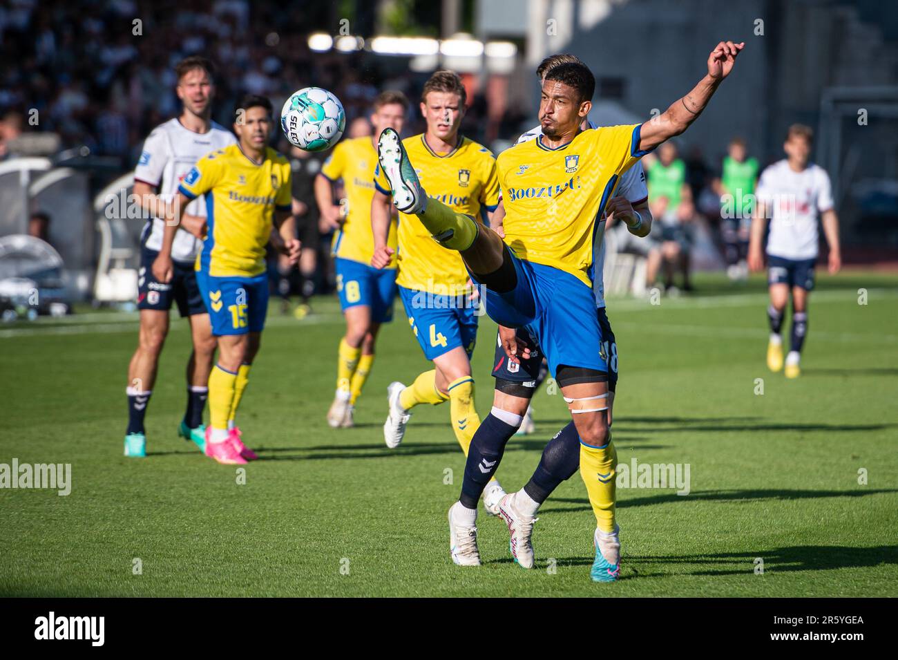 Aarhus, Dänemark. 04., Juni 2023. Frederik Alves Ibsen (32) aus Broendby, WENN während des 3F. Superliga-Spiels zwischen Aarhus GF und Broendby IF im Ceres Park in Aarhus gesehen. (Foto: Gonzales Photo - Morten Kjaer). Stockfoto