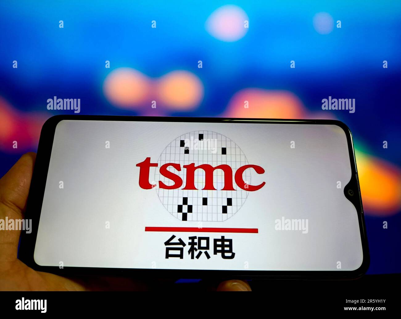 SUQIAN, CHINA - 6. JUNI 2023 - Abbildung: TSMC, Suqian, Provinz Jiangsu, China, 6. Juni 2023. TSMC erwartet im Vergleich zum Vorjahr einen Rückgang der r Stockfoto