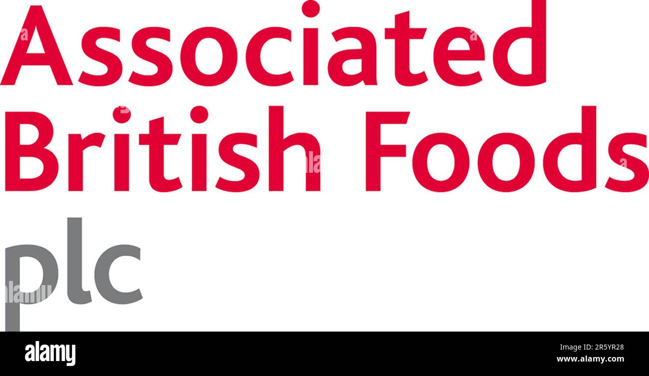 Unbezahltes Handout-Dateifoto von Associated British Foods mit dem Logo des Unternehmens, das einen Deal zum Kauf der Molkereitechnologiefirma National Milk Records für £48 Millionen Dollar abgeschlossen hat. Ab Foods, das auch große Zucker-, Lebensmittel- und Inhaltsstoffunternehmen betreibt, erklärte, dass das Vorhaben seinen Agrar- und Lebensmittelbereich stärken würde, der im Rahmen seiner globalen Geschäftstätigkeit mit mehr als 2.000 britischen Milchviehbetrieben zusammenarbeitet. Ausgabedatum: Dienstag, 6. Juni 2023. Stockfoto