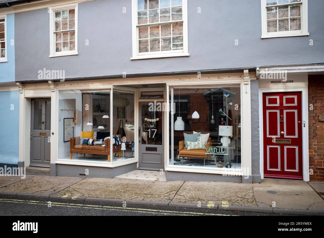 Vanil Wohnmöbel Independent Shop Woodbridge Suffolk UK Stockfoto