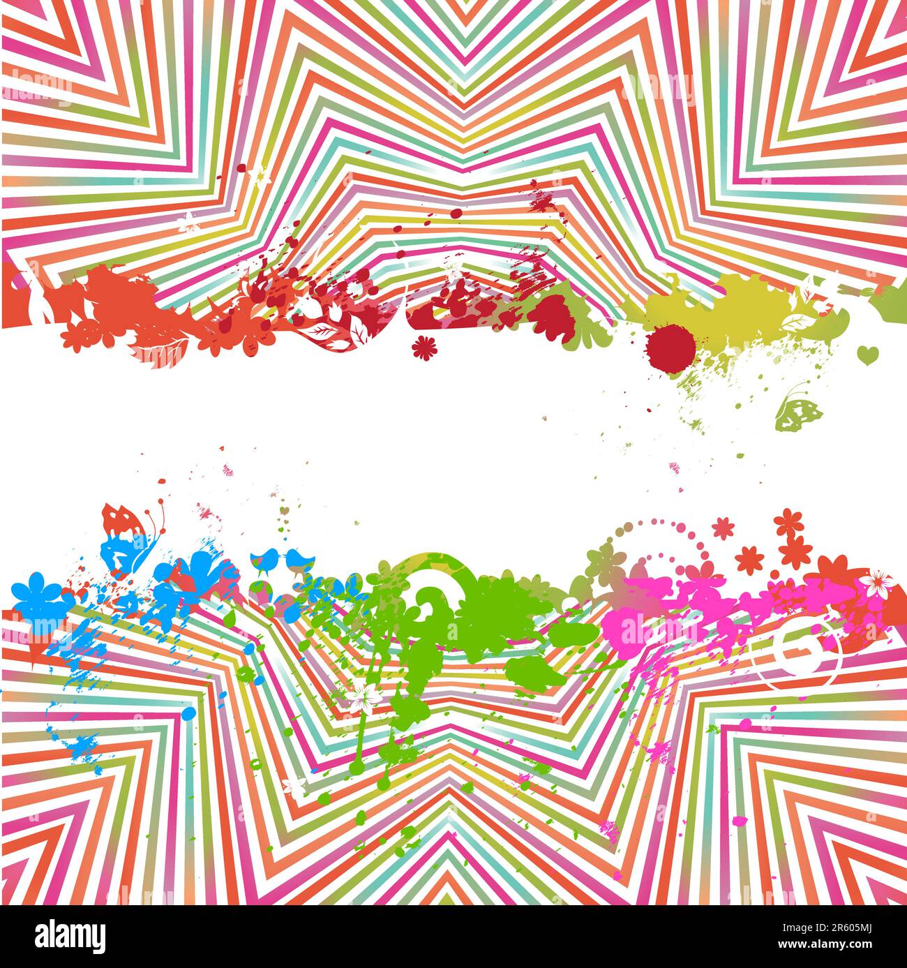 Abstrakte Mosaikrahmen für Ihr design Stock Vektor