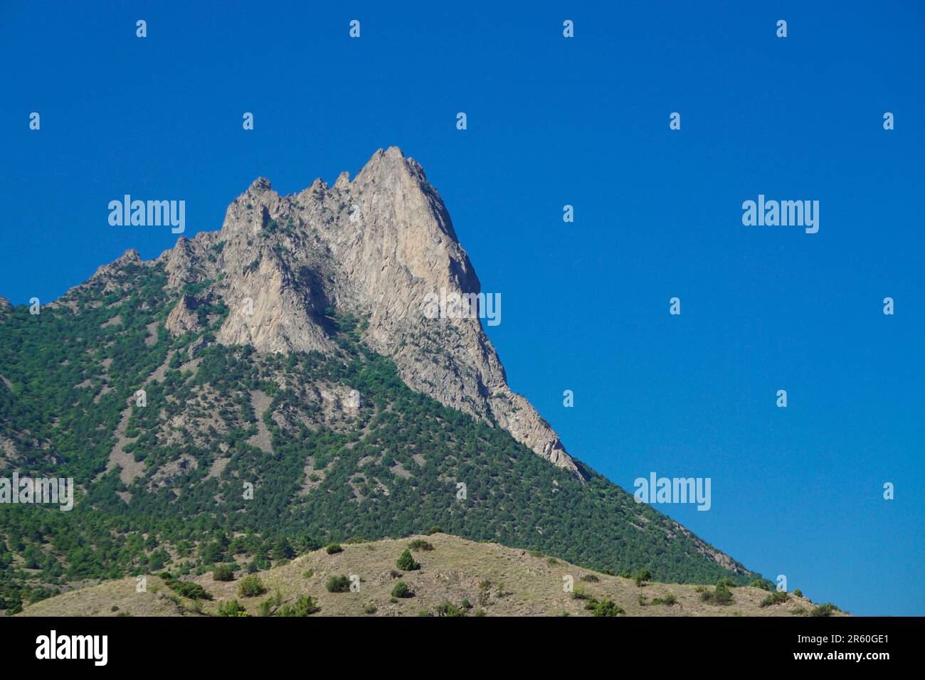 Berge in Eskisehir Saricakaya Türkei Stockfoto