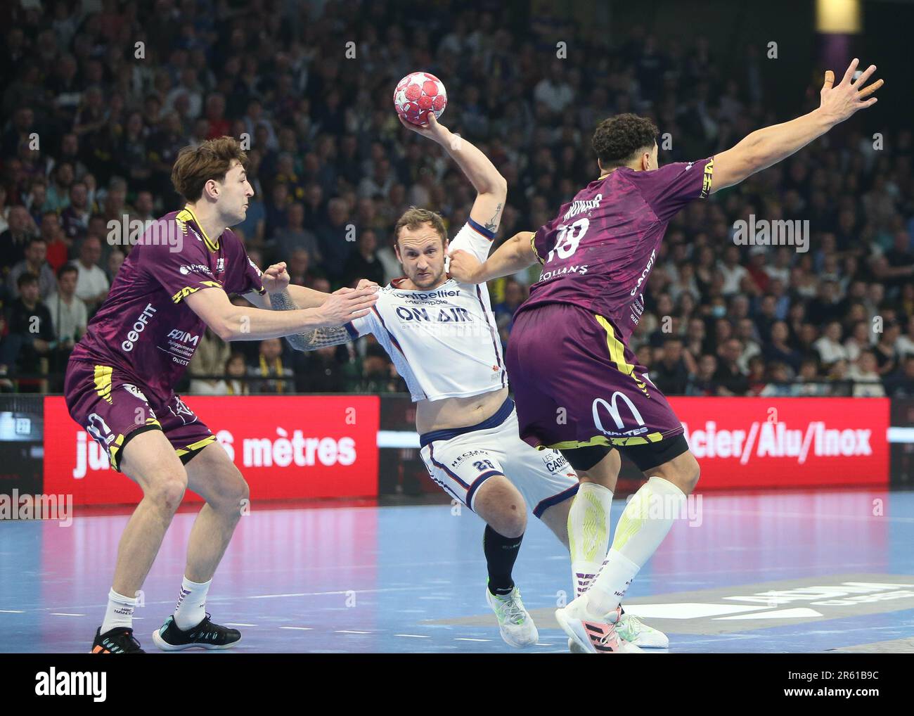 Während der französischen Meisterschaft findet am 8. April 2023 in der