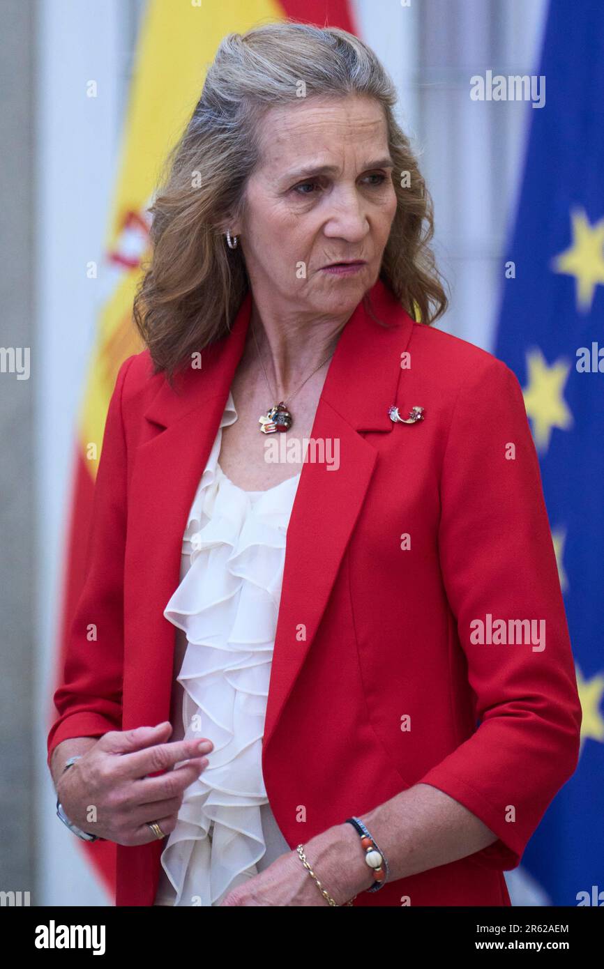 Madrid. Spanien. 20230606 nimmt Prinzessin Elena de Borbon am 6. Juni