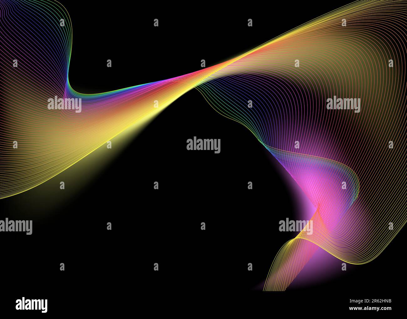 Abstrakte Linien. Diese Abbildung kann als Designerarbeit verwendet werden Stock Vektor