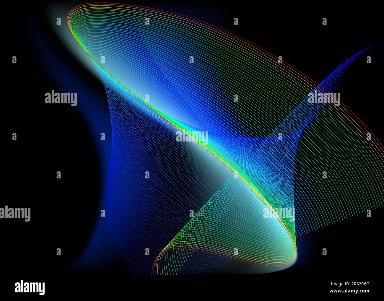Abstrakte Linien. Diese Abbildung kann als Designerarbeit verwendet werden Stock Vektor