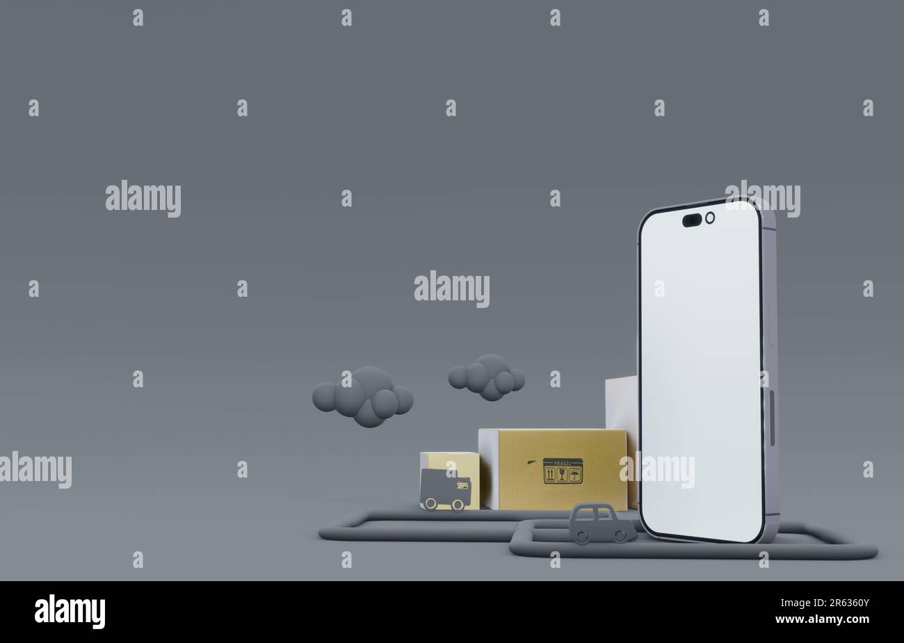 Junger Mann in kastanienbraunem Langarmshirt, der in einem Garten mit grünen Pflanzen in den Himmel blickt Stockfoto