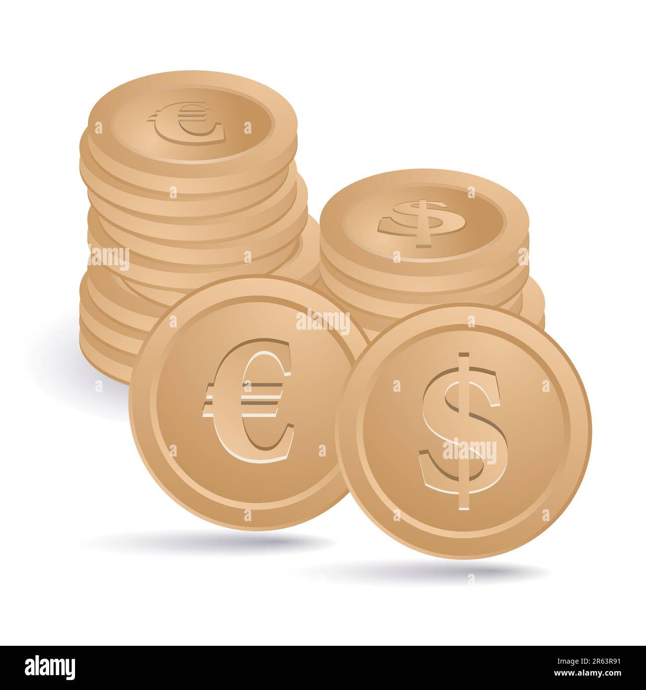 Geld-Symbol Stock Vektor