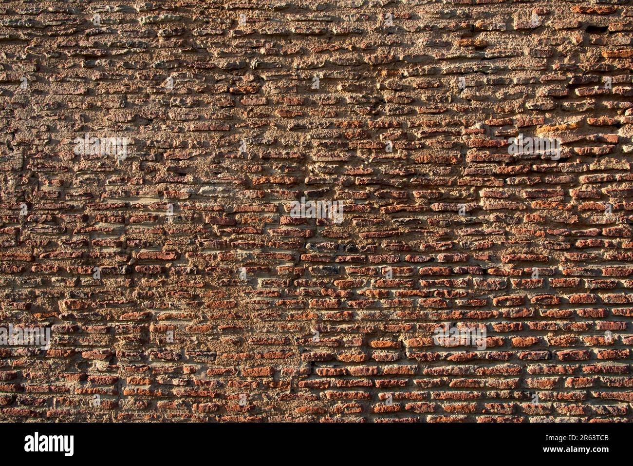 Natürlicher Backsteinhintergrund, nützlich für Designzwecke Stockfoto