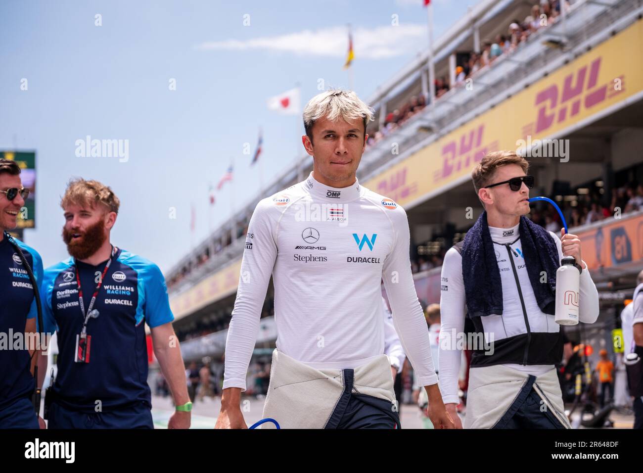 Circuit de Barcelona-Catalunya, Barcelona, SpainMonaco, 4. Juni 2023: Alex Albon, während des Formel-1-Grand Prix von Monaco Stockfoto