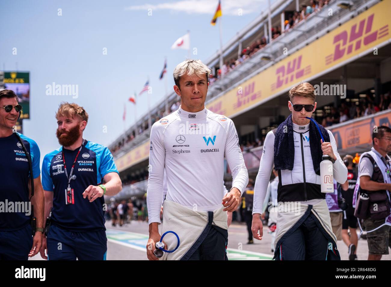 Circuit de Barcelona-Catalunya, Barcelona, SpainMonaco, 4. Juni 2023: Alex Albon, während des Formel-1-Grand Prix von Monaco Stockfoto