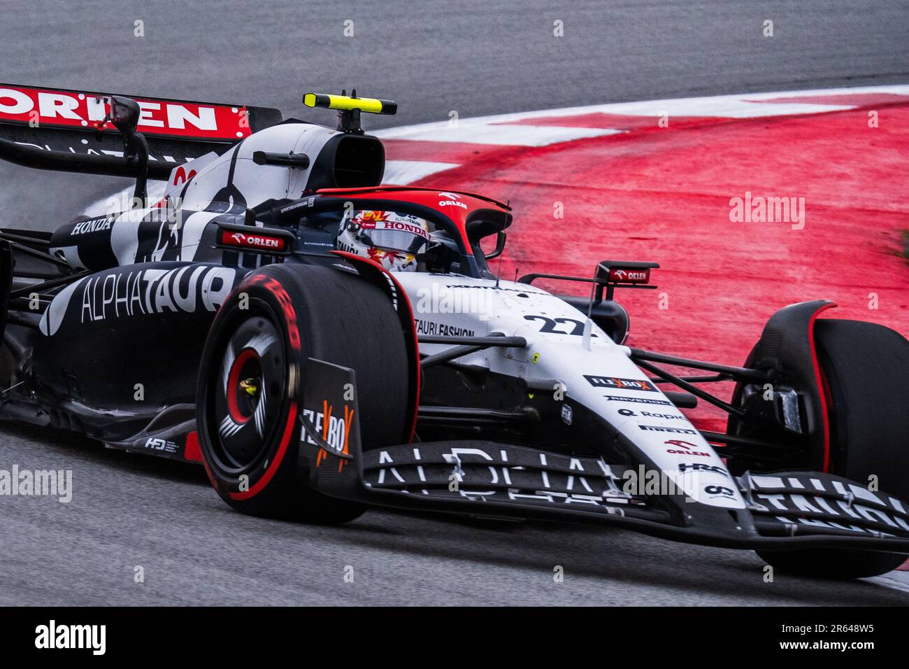 Circuit de Barcelona-Catalunya, Barcelona, SpainMonaco, 3. Juni 2023: Yuki Tsunoda, während des Formel-1-Grand Prix von Monaco Stockfoto