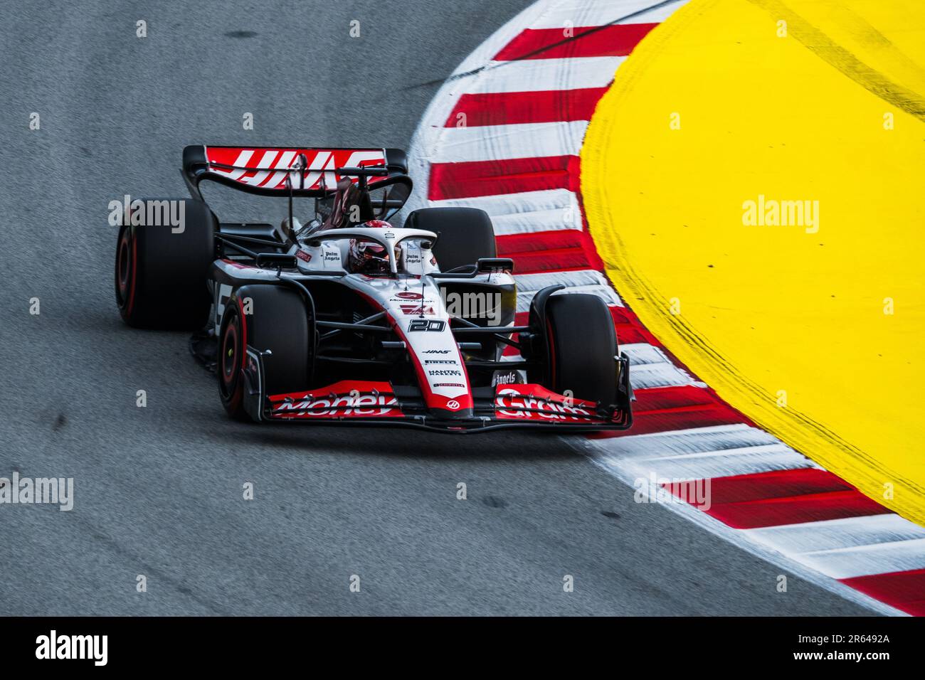 Circuit de Barcelona-Catalunya, Barcelona, SpainMonaco, 3. Juni 2023: Kevin Magnussen, während des Formel-1-Grand Prix von Monaco Stockfoto
