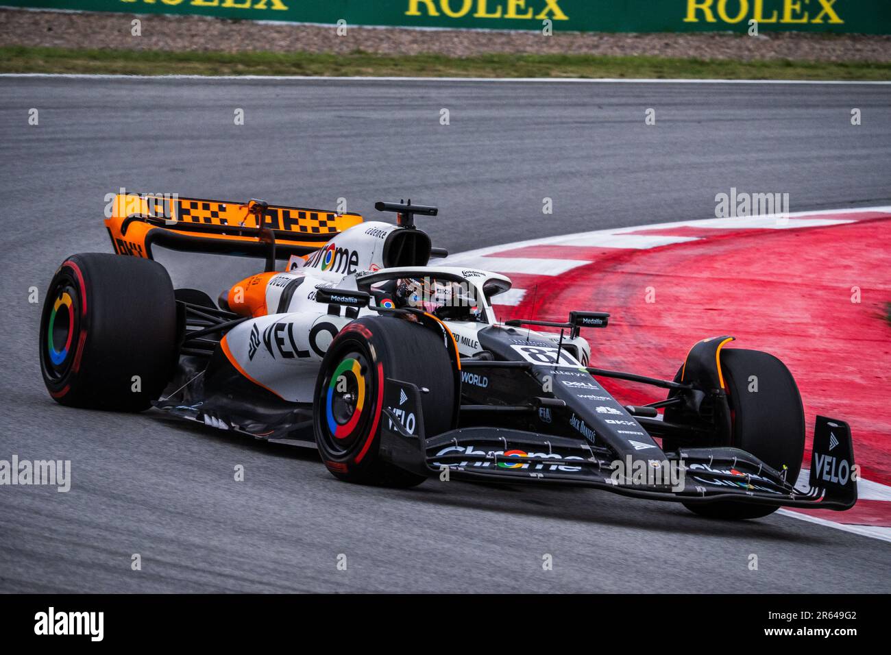 Circuit de Barcelona-Catalunya, Barcelona, SpainMonaco, 3. Juni 2023: Oscar Piastri , während des Formel-1-Grand Prix von Monaco Stockfoto