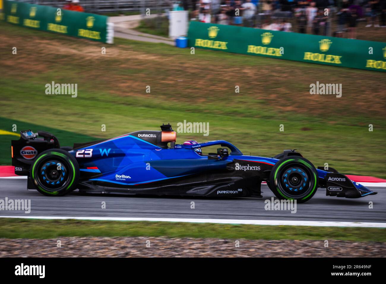 Circuit de Barcelona-Catalunya, Barcelona, SpainMonaco, 3. Juni 2023: Alex Albon, während des Formel-1-Grand Prix von Monaco Stockfoto