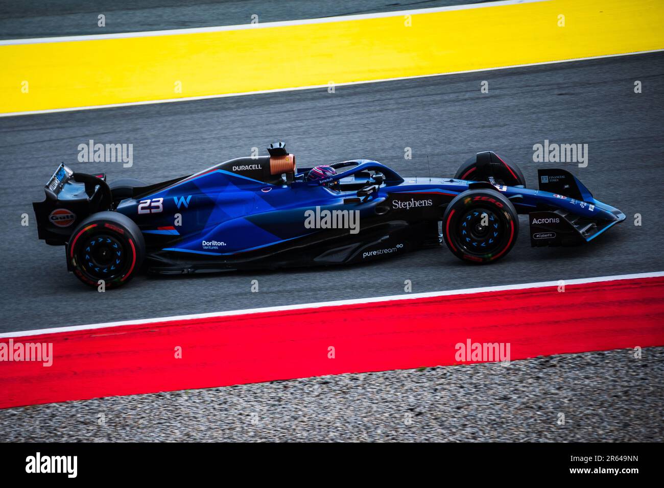 Circuit de Barcelona-Catalunya, Barcelona, SpainMonaco, 3. Juni 2023: Alex Albon, während des Formel-1-Grand Prix von Monaco Stockfoto
