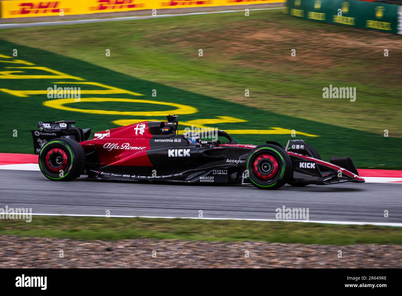 Circuit de Barcelona-Catalunya, Barcelona, SpainMonaco, 3. Juni 2023: Valtteri Bottas, während des Formel 1 Grand Prix von Monaco Stockfoto