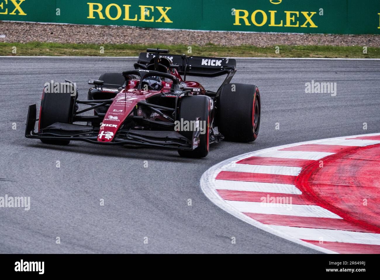 Circuit de Barcelona-Catalunya, Barcelona, SpainMonaco, 3. Juni 2023: Valtteri Bottas, während des Formel 1 Grand Prix von Monaco Stockfoto