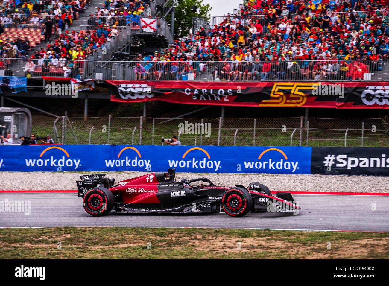 Circuit de Barcelona-Catalunya, Barcelona, SpainMonaco, 3. Juni 2023: Valtteri Bottas, während des Formel 1 Grand Prix von Monaco Stockfoto