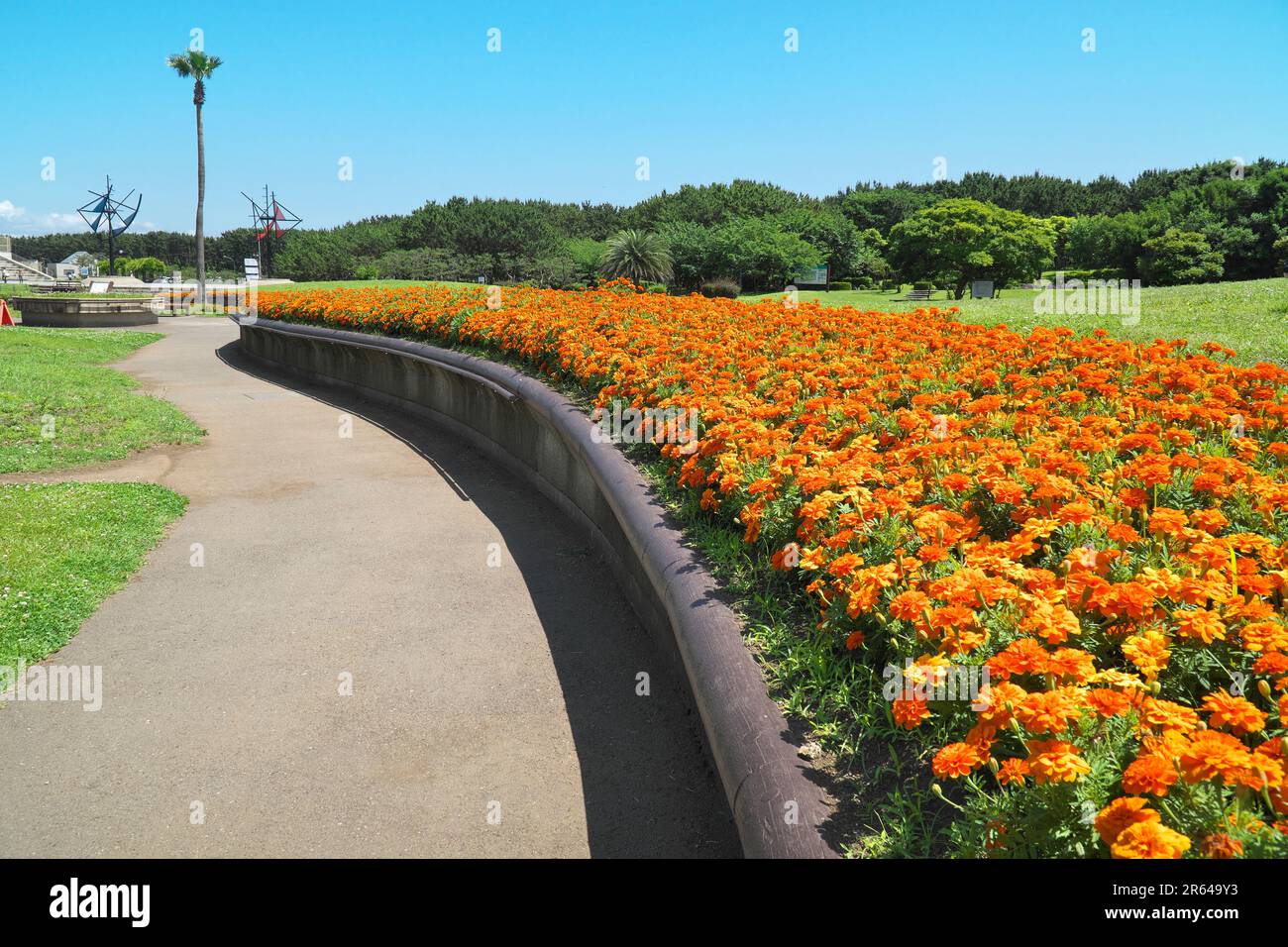 Tsujido Seaside Park Stockfoto