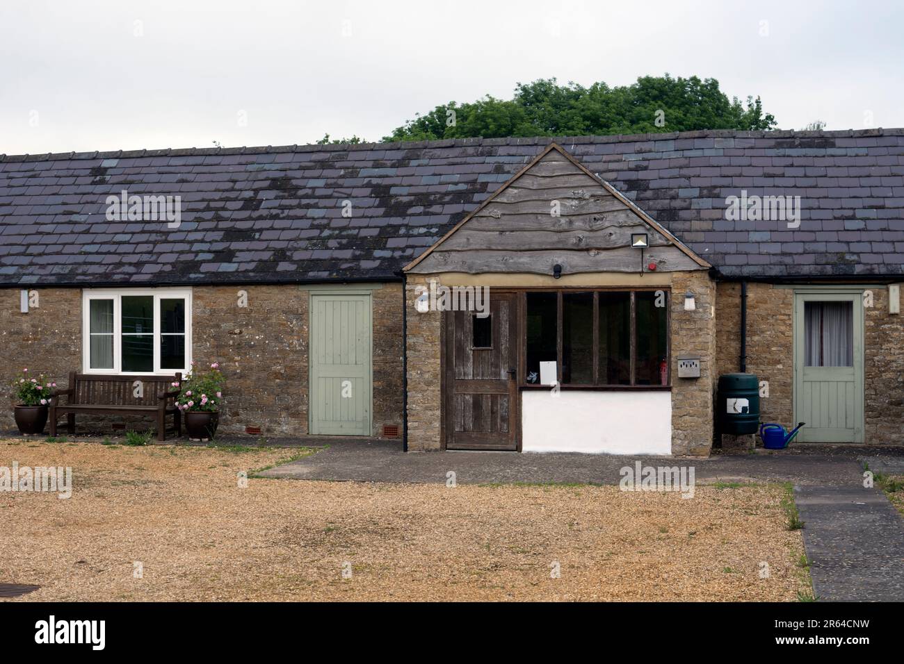 Little Wolford Village Hall, Warwickshire, England, Großbritannien Stockfoto