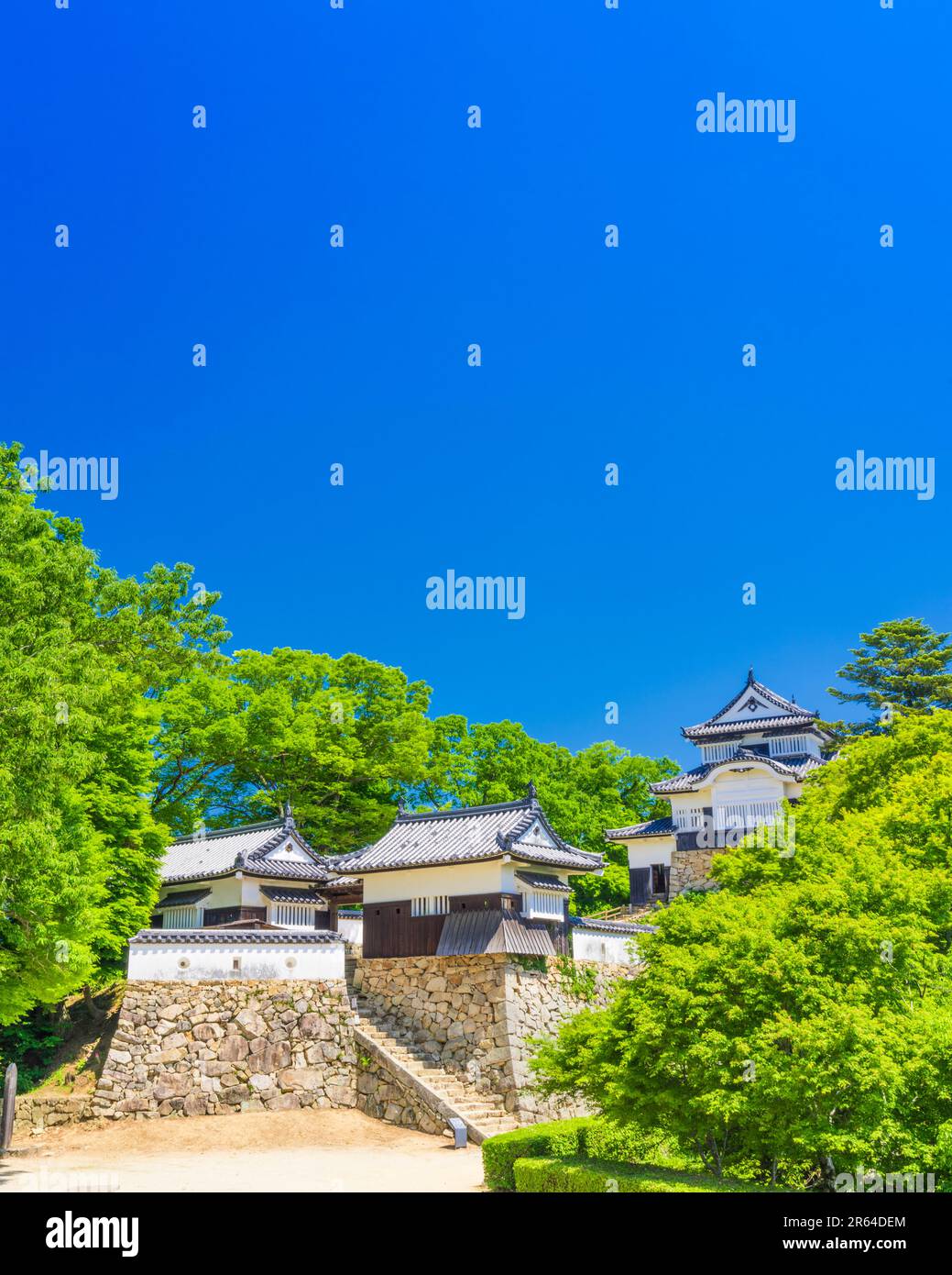 Bitchu Matsuyama Castle Stockfoto