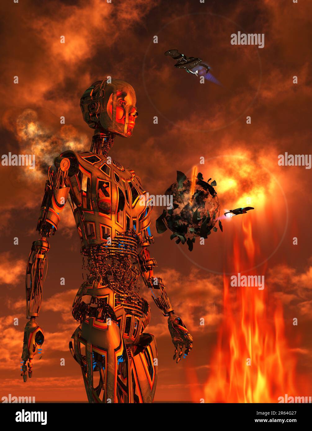 Einer Supenova entkommen Stockfoto