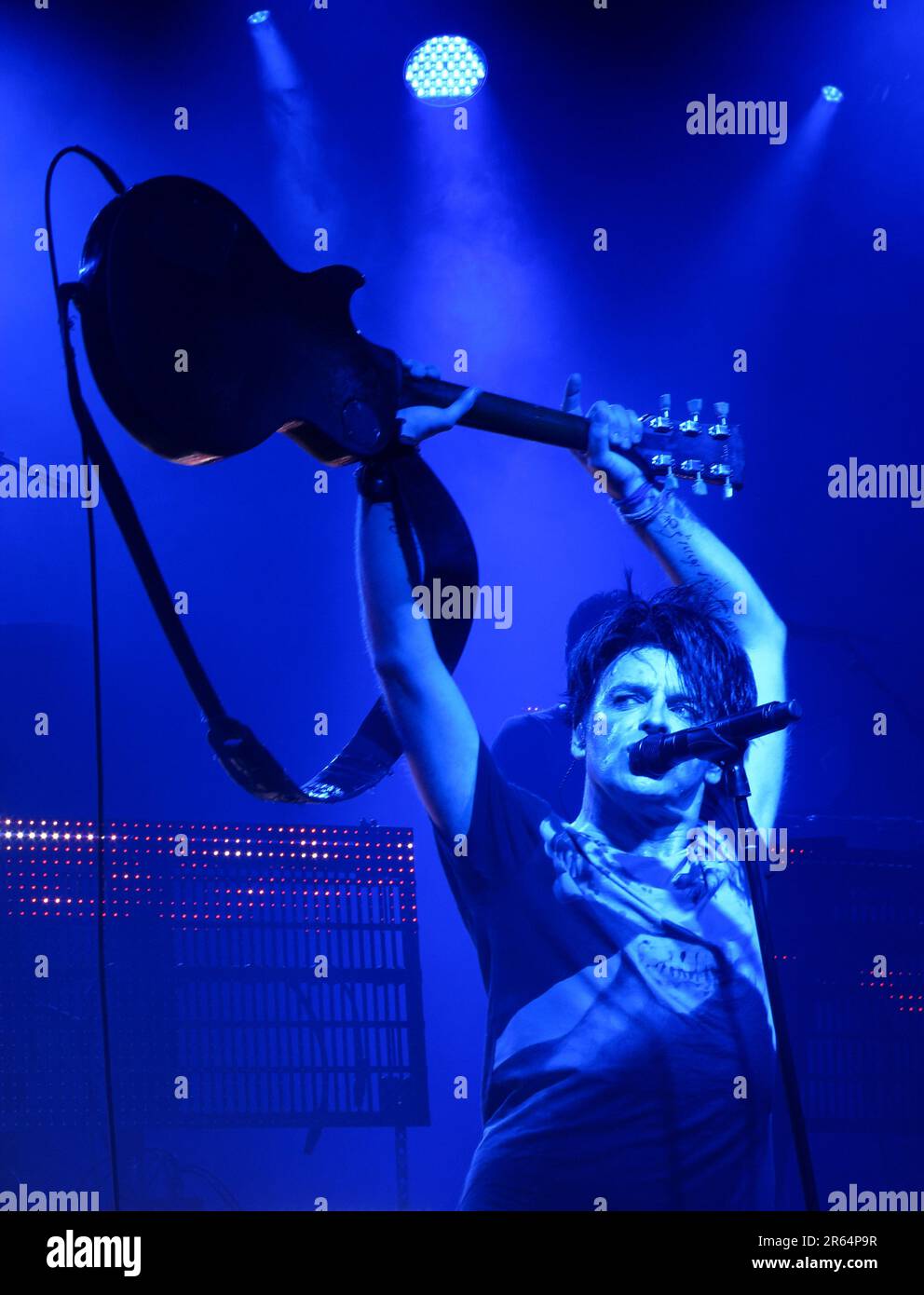 Gary Numan, Splinter Tour UK Leg Gig, Auftritt an der Manchester Academy 20131114, Oxford Road, England, UK, M13 9PR Stockfoto