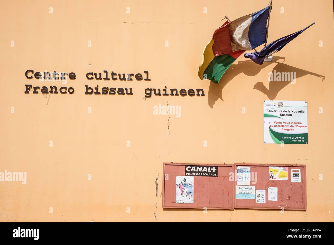 Nicolas Remene / Le Pictorium - Bissau Hauptstadt von Guinea-Bissau GNB) - 11/3/2017 - Guinea-Bissau / Bissau / Bissau - Centre Culturel Franco Bissau Guineen in Bissau, Hauptstadt von Guinea-Bissau, am 11. März 2017. Stockfoto