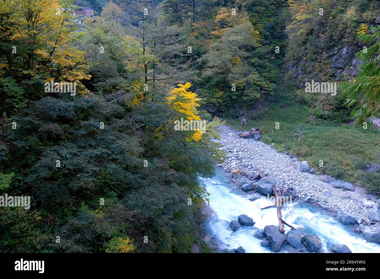 Kurobe-Schlucht Stockfoto