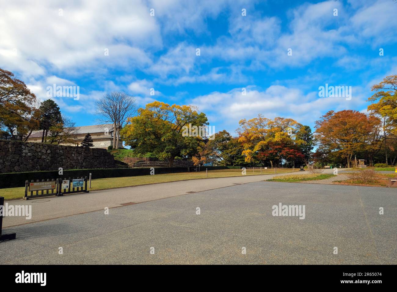 Kanazawa Castle Park Stockfoto