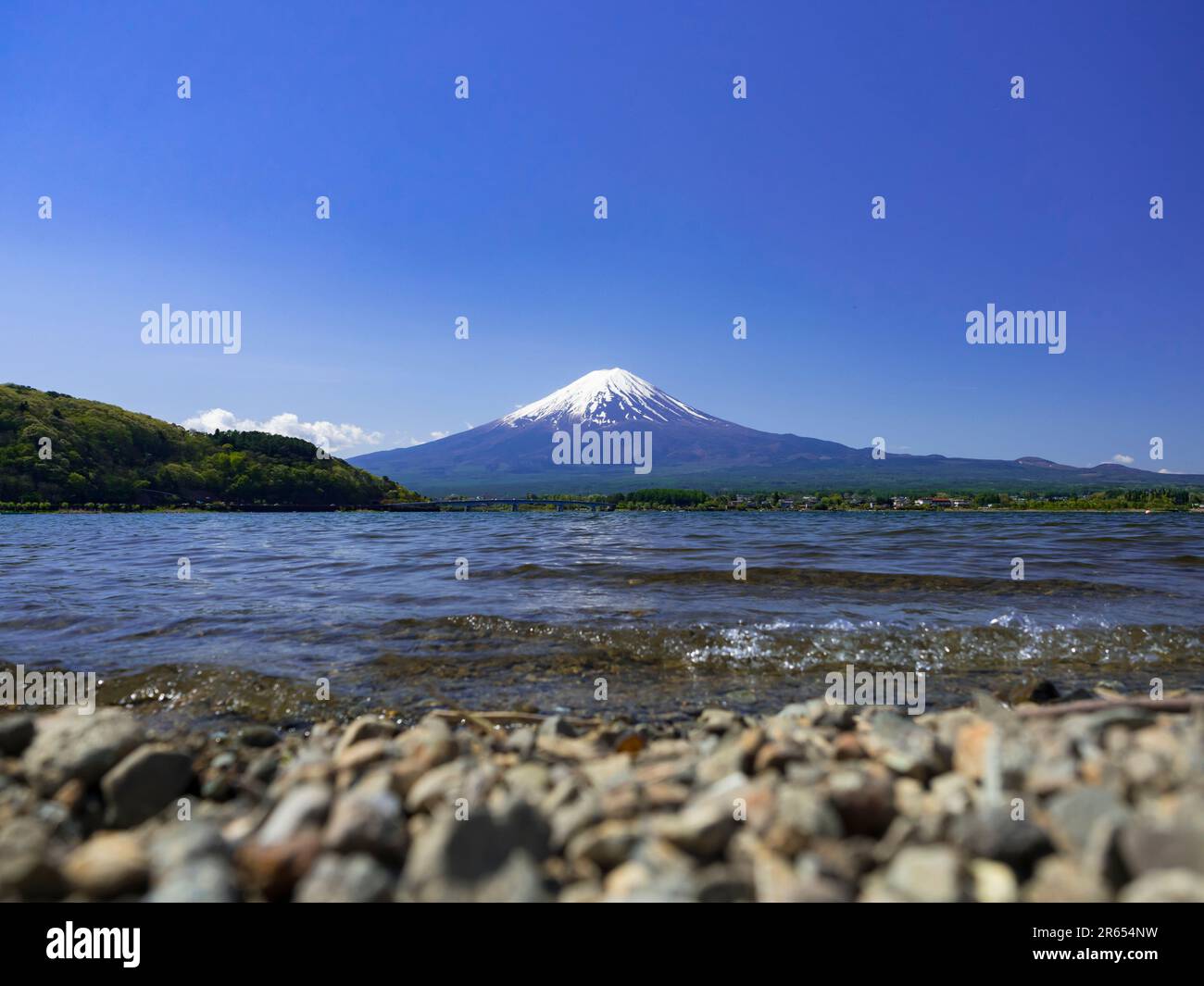 Mt. Fuji im Frühling Stockfoto