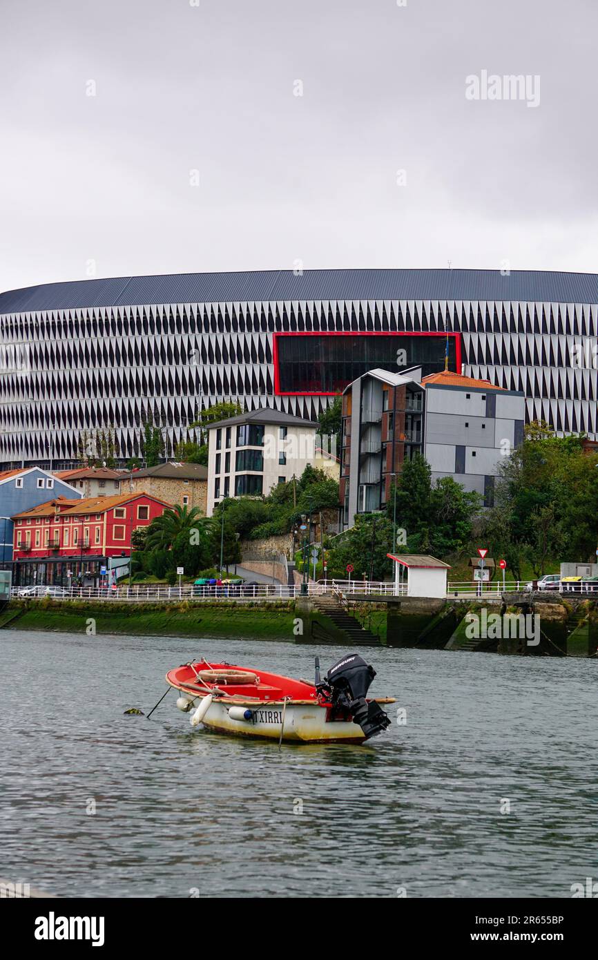Fußballstadion San Mamés. Athletic Club de Bilbao. Bilbao, Baskenland, Spanien Stockfoto