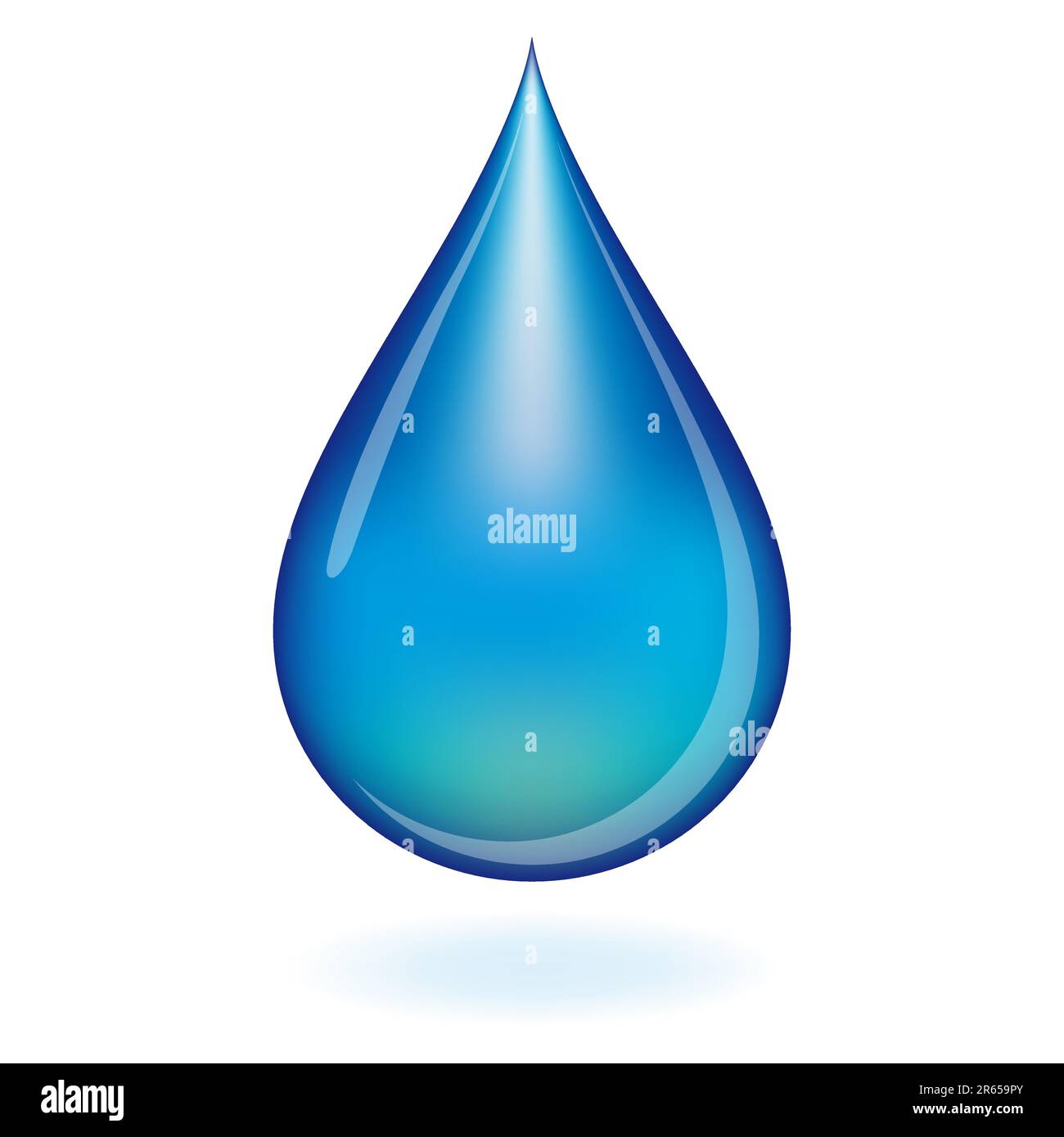 Wassertropfen. Illustration für Ihr Design. Stock Vektor