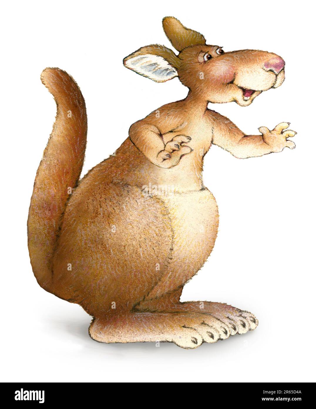 Tiere-Känguru-Figur Stockfoto